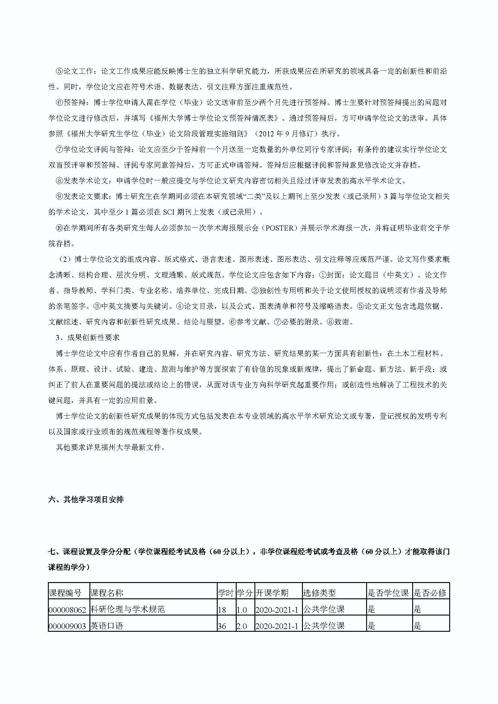 福州大学2020级道路交通工程与灾害防治专业博士培养方案_页面_3